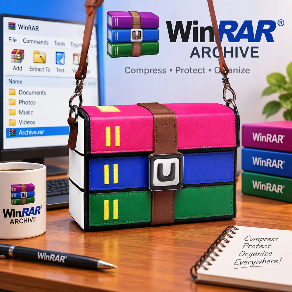 WinRAR ARCHIVE MESSENGER BAG 2026