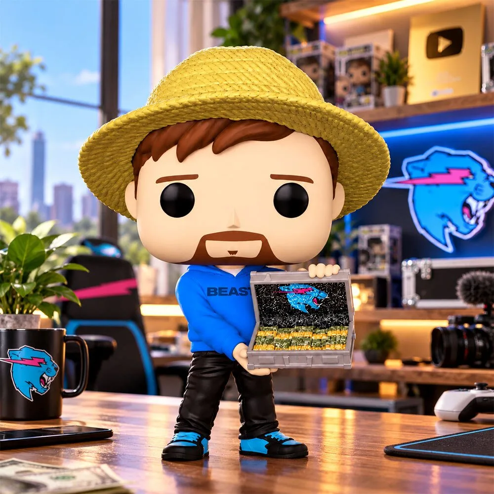 Funko Pop Icons MrBeast #250 Vinyl Figure 2026 For Sale