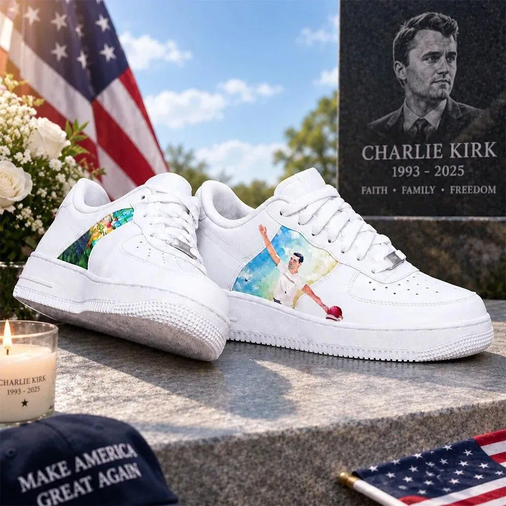 Erika Kirk Charlie Kirk Air Force 1 Shoes For Sale