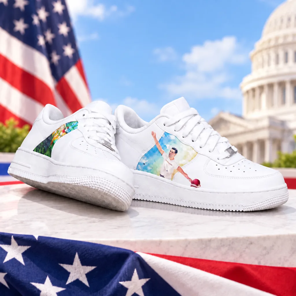 Erika Kirk Charlie Kirk Air Force 1 Shoes For Sale