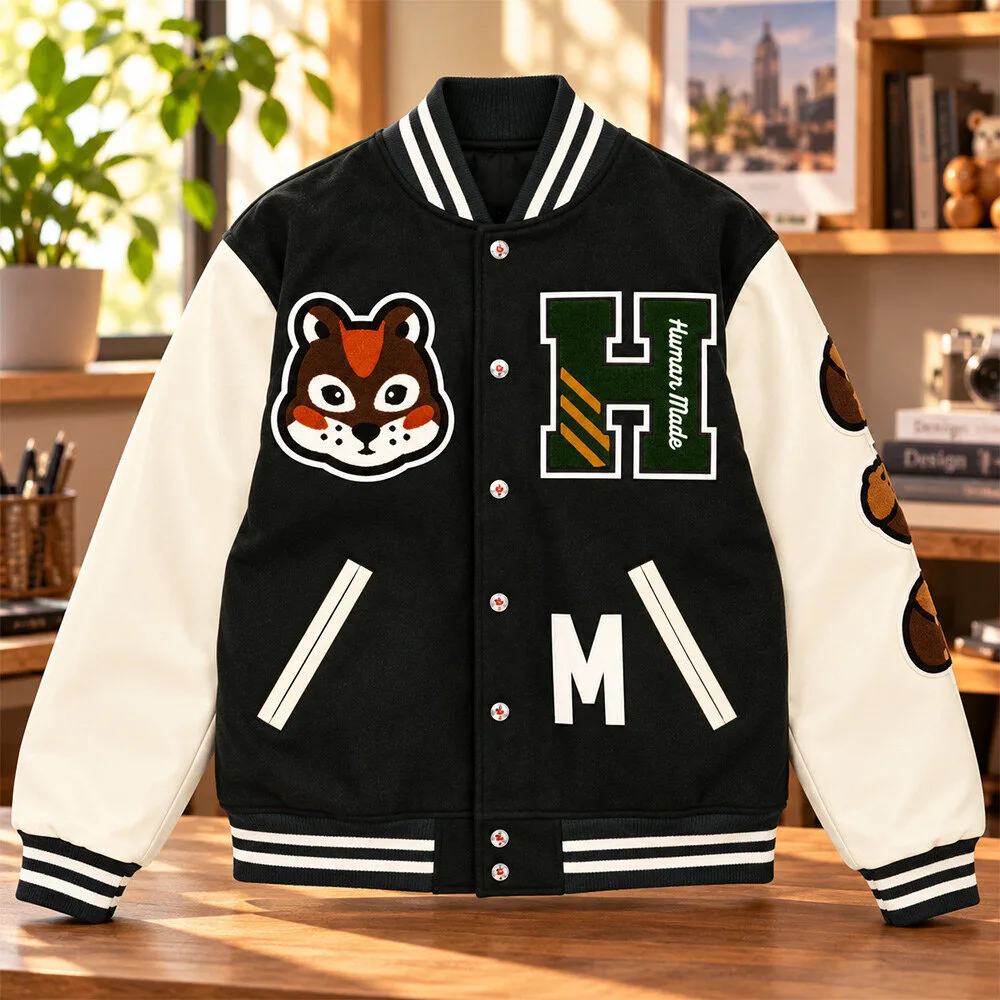 BTS J-hope Human Made Animal Patch Bomber Jacket