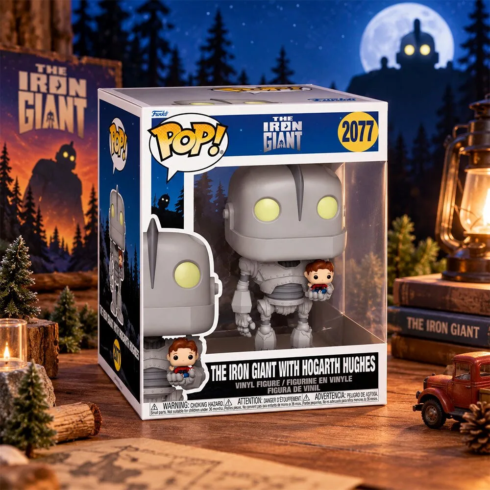 The Iron Giant With Hogarth Hughes Funko Pop Figure