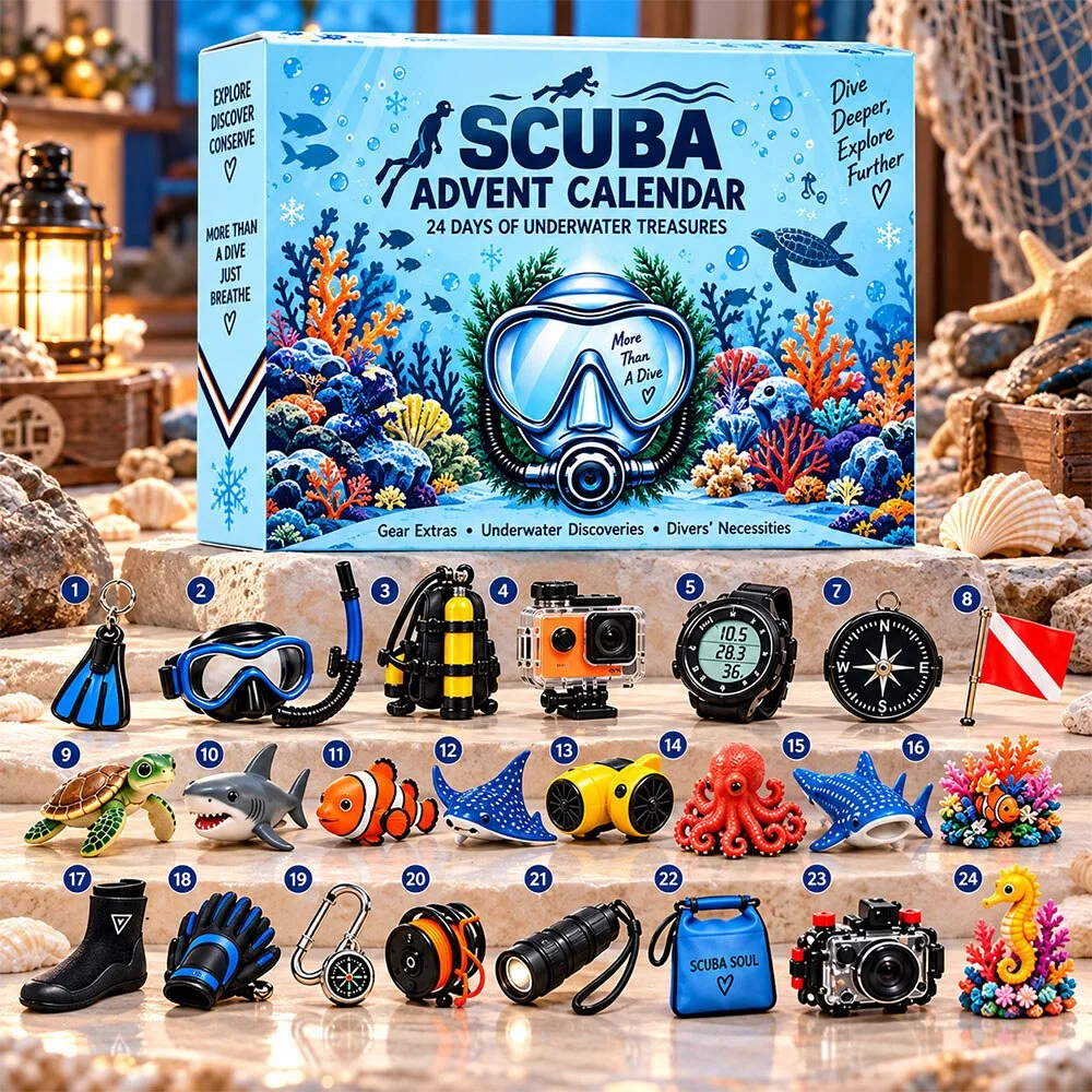Scuba Diving Advent Calendar 2026 24 Days Of Ocean Treasures