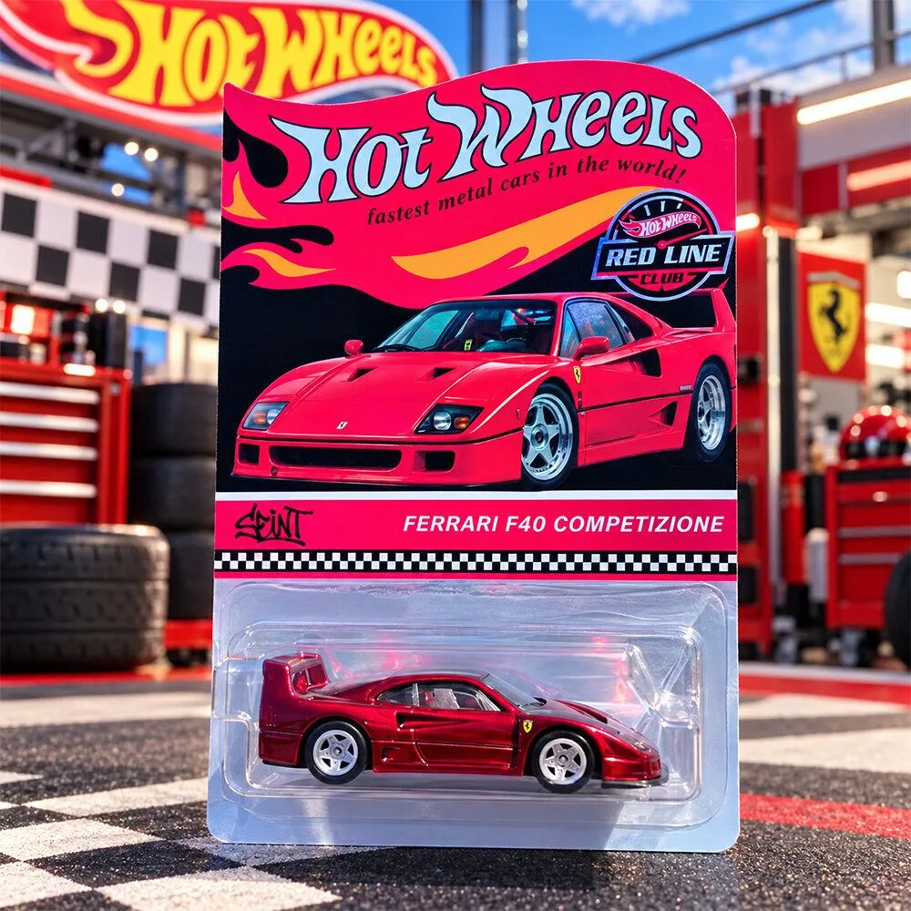 Hot Wheels Red Line Club Ferrari F40 Competizione Diecast Model Car