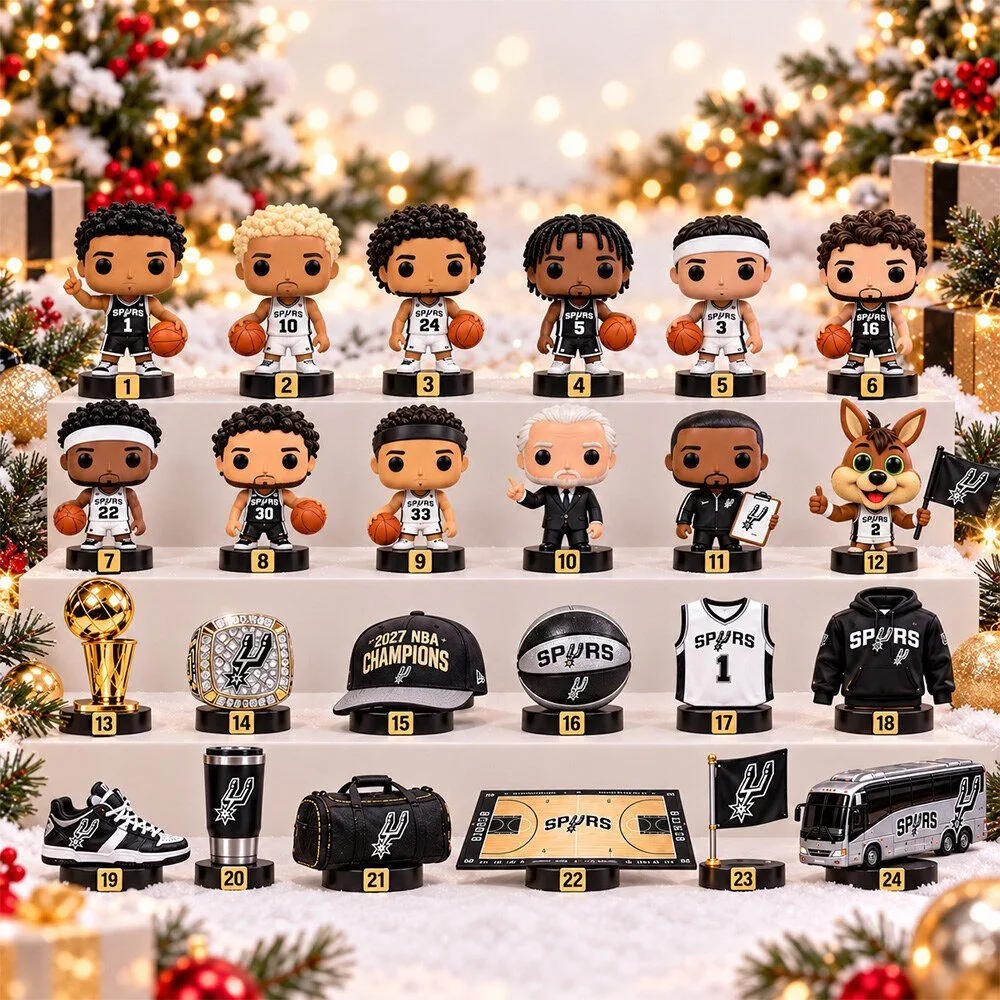 San Antonio Spurs 2027 NBA Champions Advent Calendar 2026 9 San Antonio Spurs 2027 NBA Champions Advent Calendar 2026