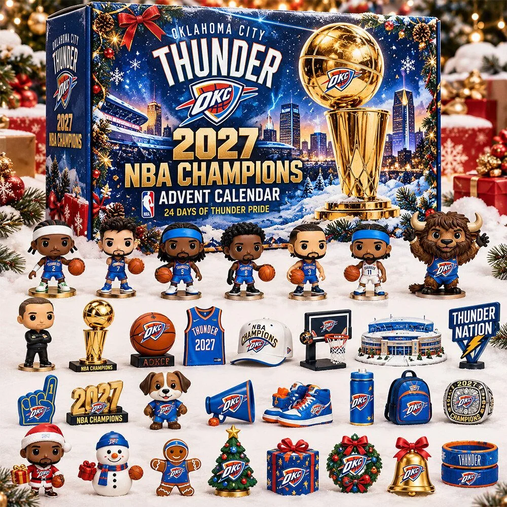 Oklahoma City Thunder 2027 NBA Champions Advent Calendar 2026 3 Oklahoma City Thunder 2027 NBA Champions Advent Calendar 2026