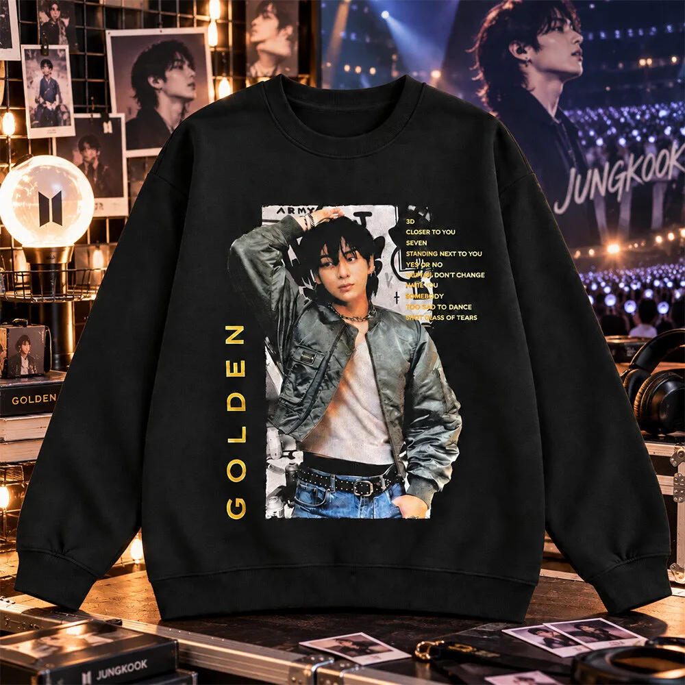 BTS Seok-jin Wearing Jungkook 2026 Sweatshirt Shirt 9 BTS Seok-jin Wearing Jungkook 2026 Sweatshirt Shirt