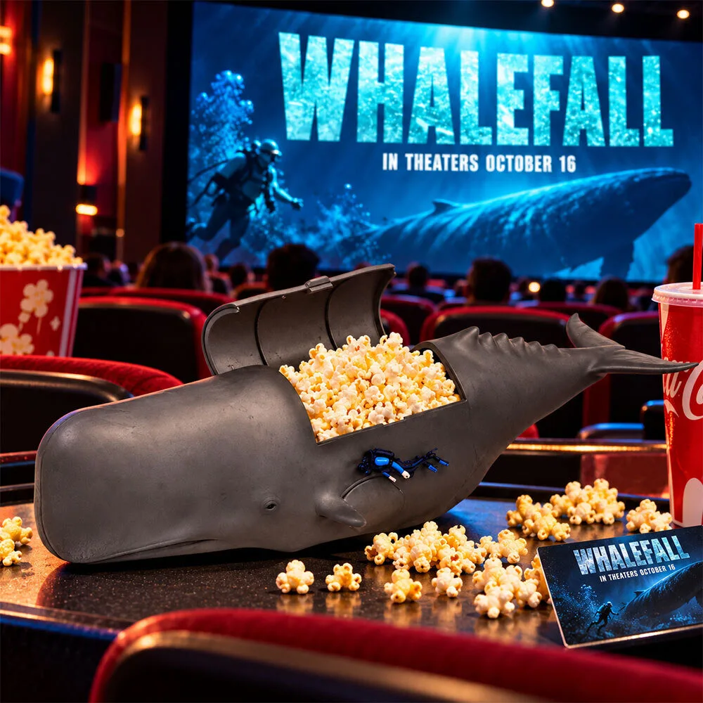 Cinemark Whalefall Whale Popcorn Bucket 2026