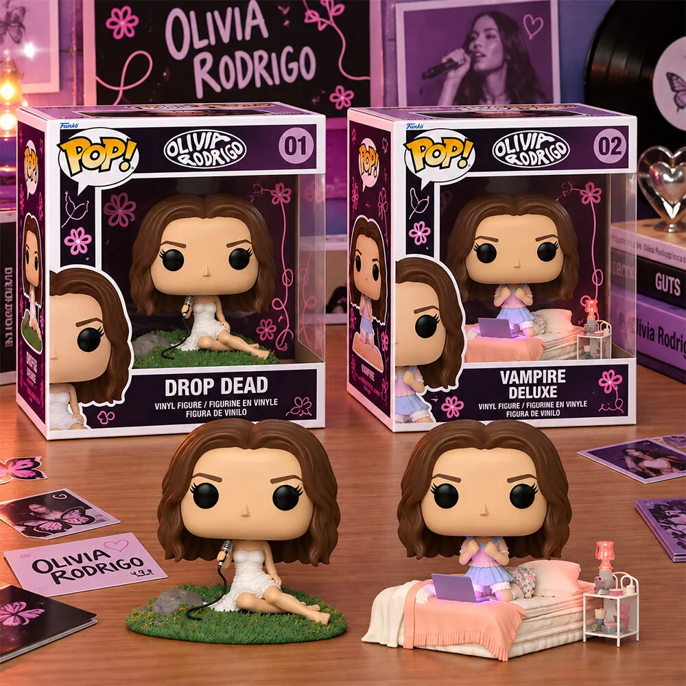 Olivia Rodrigo Drop Dead And Vampire Deluxe Funko Pop Vinyl Figures