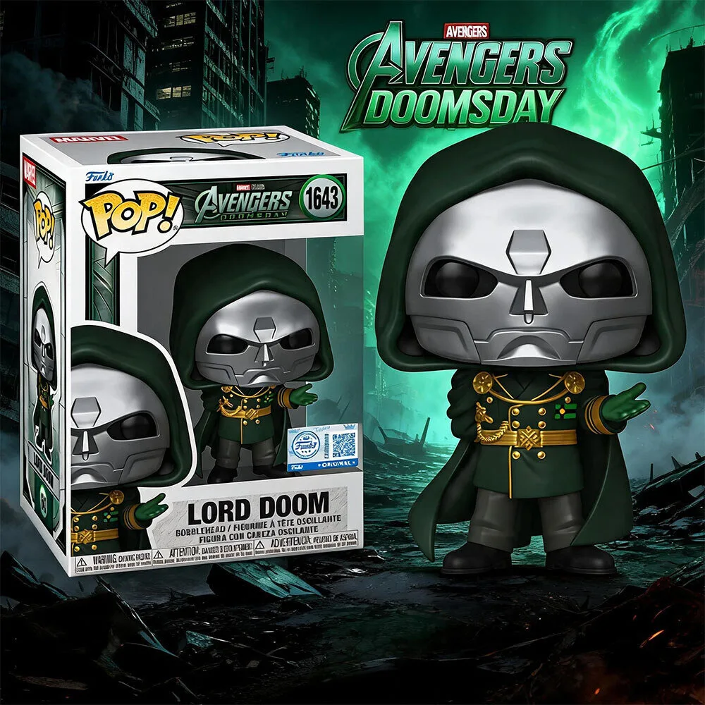 Marvel Avengers Doomsday Lord Doom #1643 Funko Pop Figure