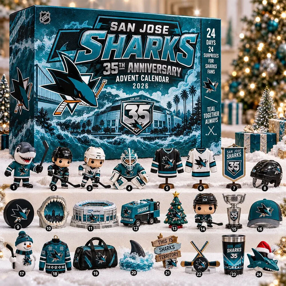 San Jose Sharks 35th Anniversary Advent Calendar 2026