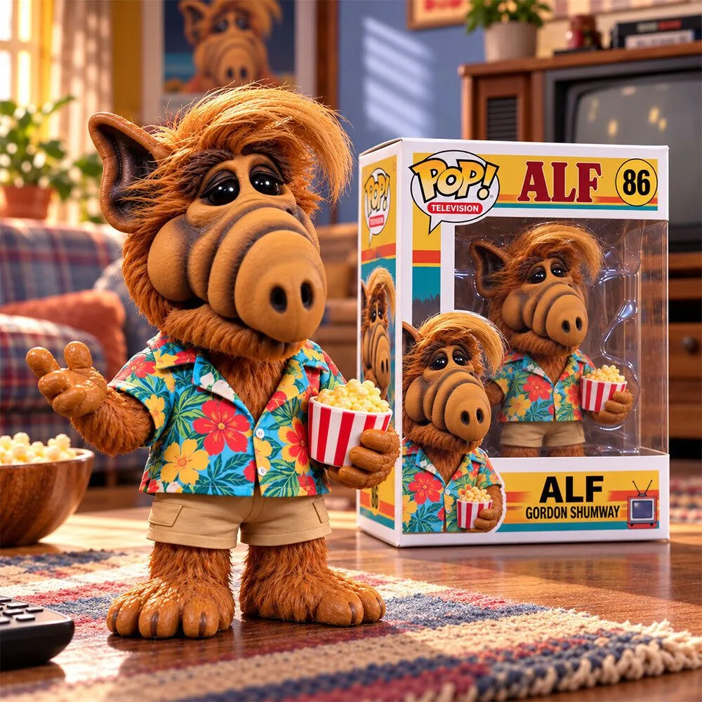 Television ALF Gordon Shumway Hawaiian Shirt Figure Funko Pop