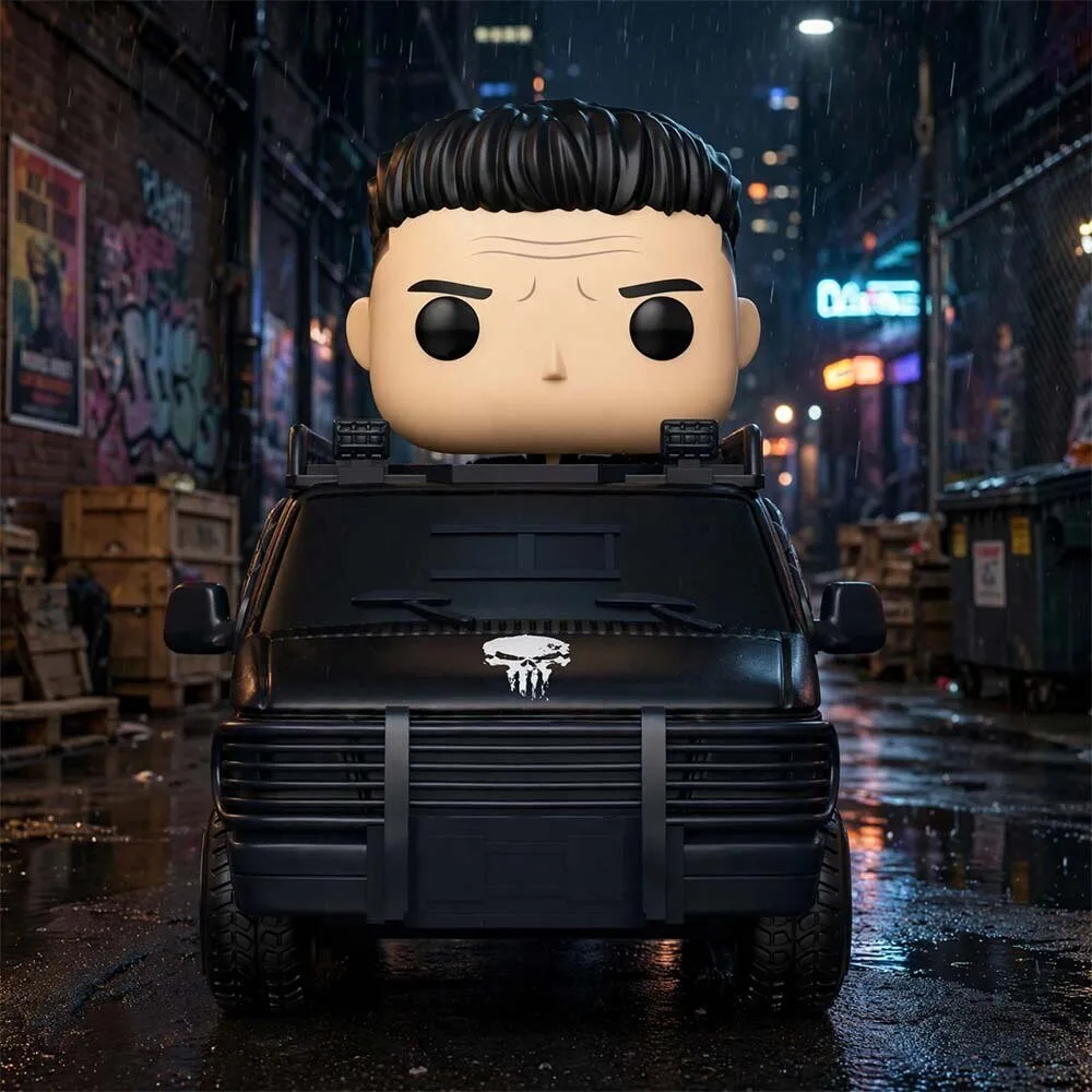 Marvel Spider Man Brand New Day Rides The Punisher Van Funko Pop Figure 8 Marvel Spider Man Brand New Day Rides The Punisher Van Funko Pop Figure