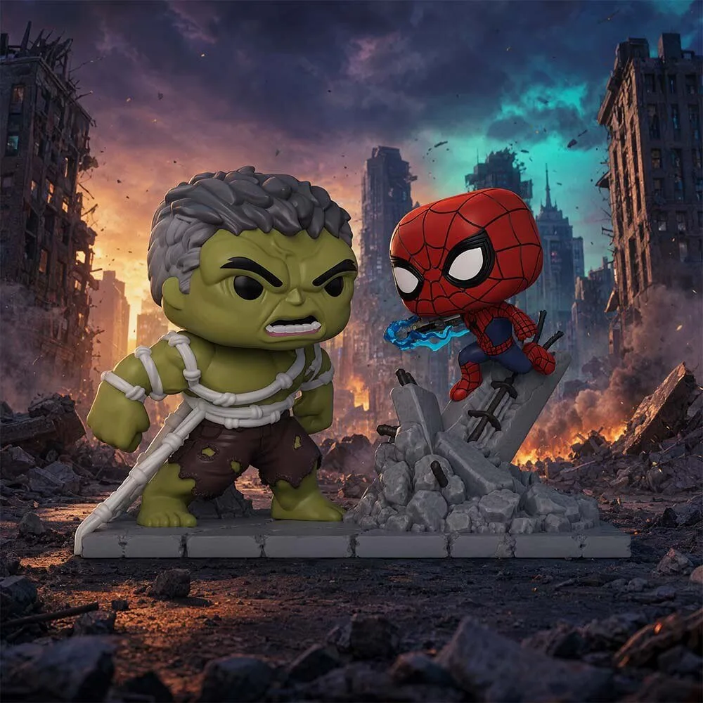 Marvel Spider Man Brand New Day Spider-Man Vs Hulk Funko Pop Figure