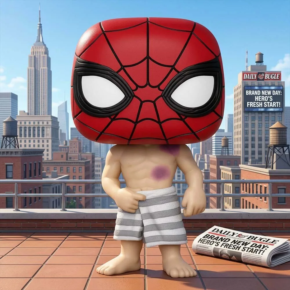 Spider Man Brand New Day Pool Scene Funko Pop Figure