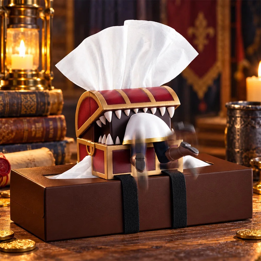 Frieren Beyond Journey's End Mimic Chest Tissue Box Action Figure Cover