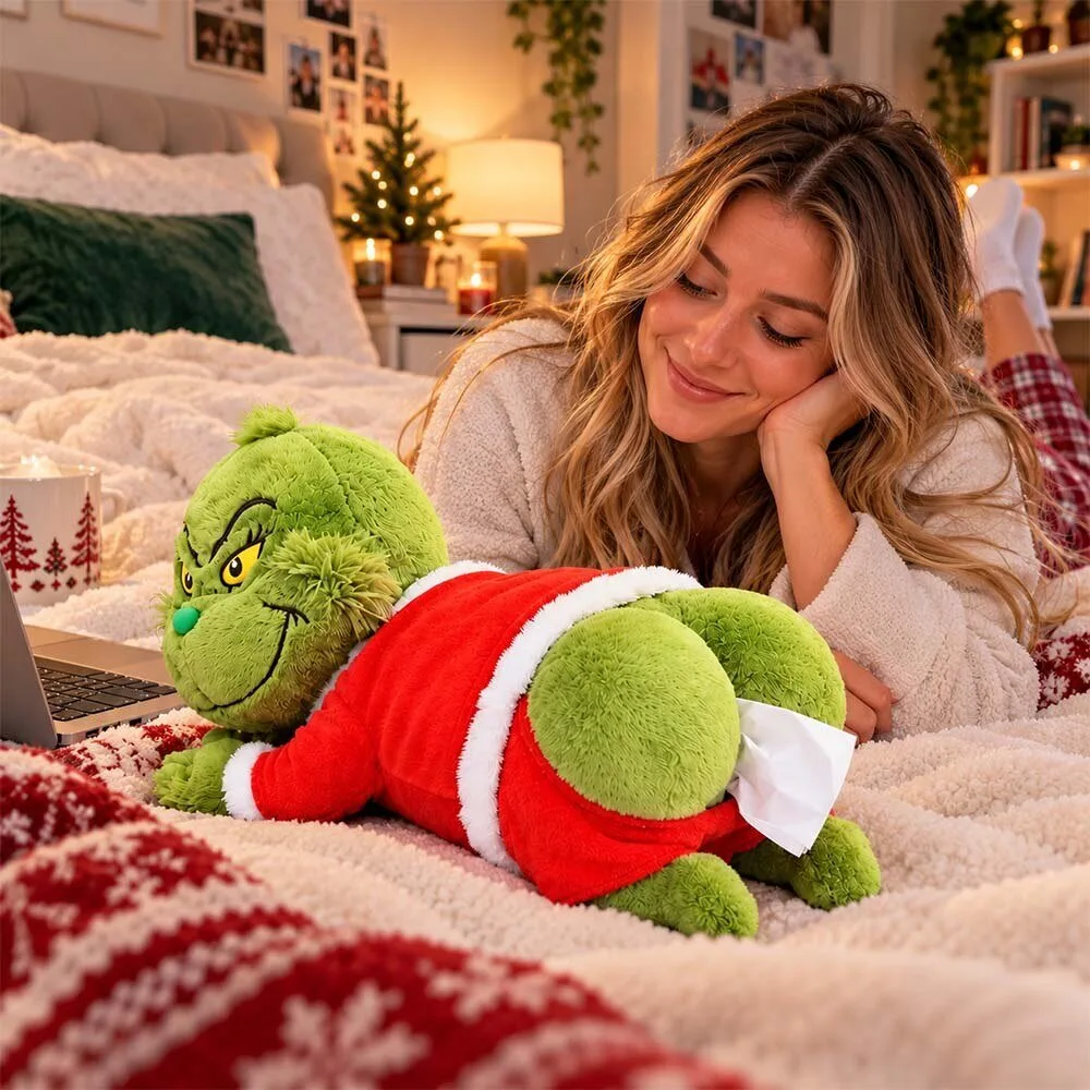 2026 Christmas Grinch Butt Plush Car Tissue Holder Novelty Tissue Box Cover 9 2026 Christmas Grinch Butt Plush Car Tissue Holder Novelty Tissue Box Cover