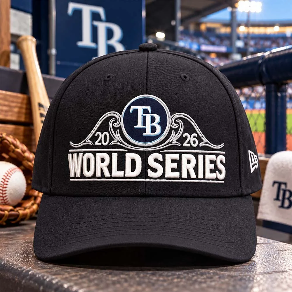 Tampa Bay Rays 2026 World Series AL Champions Locker Room Hat Cap